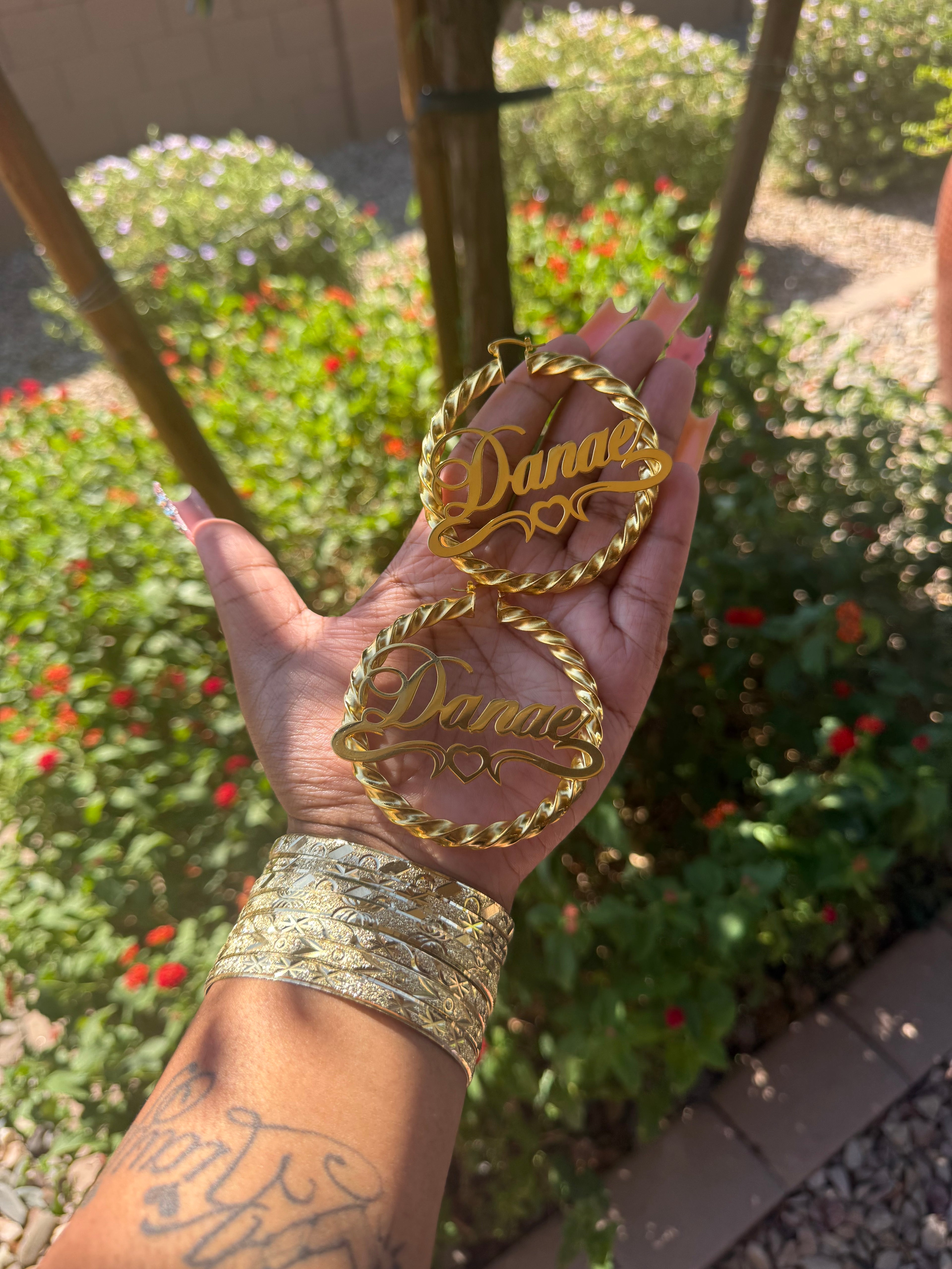 Custom Hoop Earrings