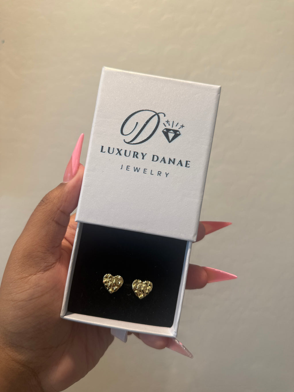 Heart Nugget Earrings