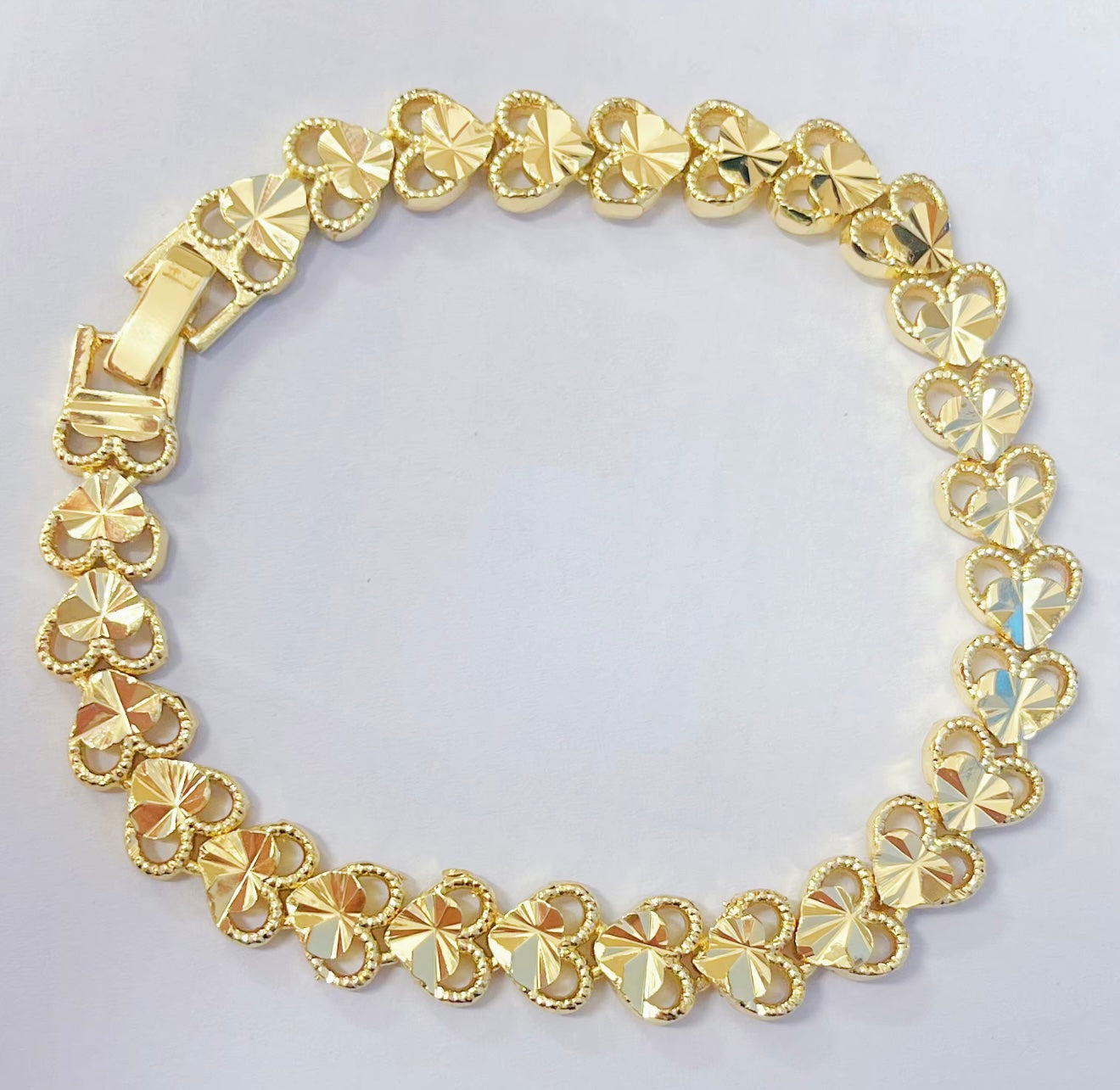 14K Heart Bracelet