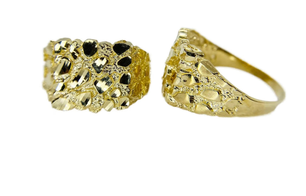 14K Medium Nugget Ring