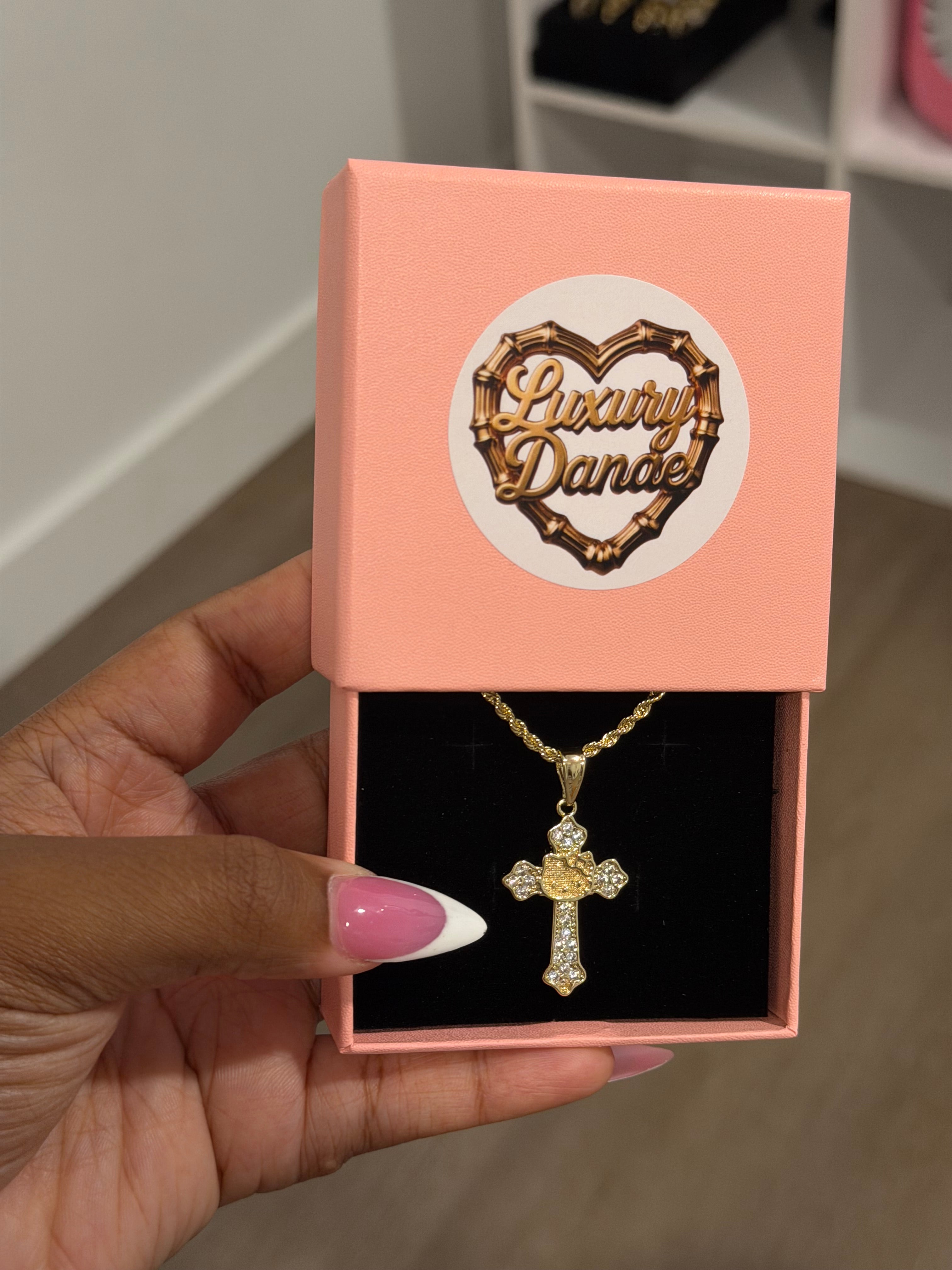 Hello Kitty Cross Necklace