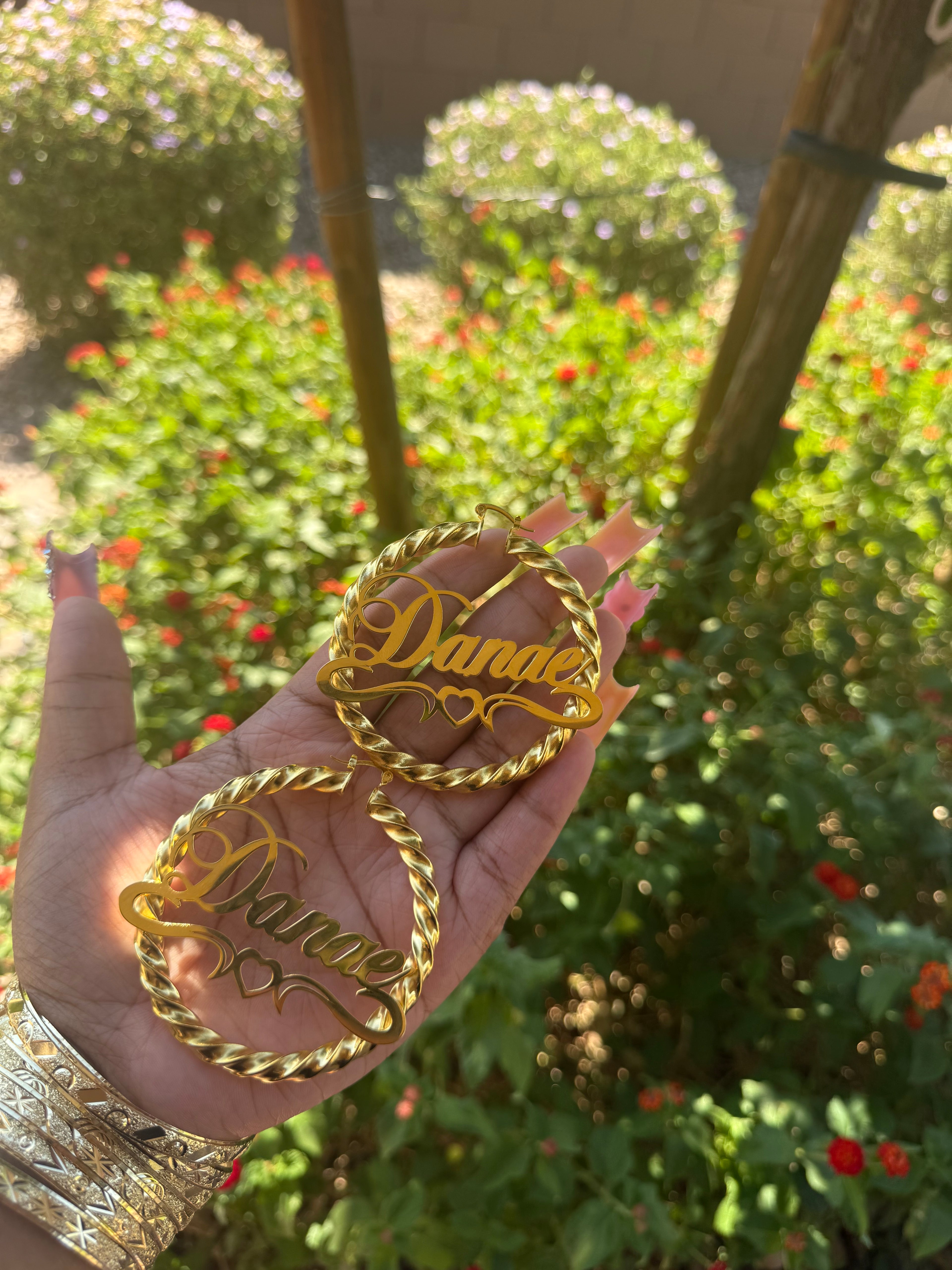 Custom Hoop Earrings