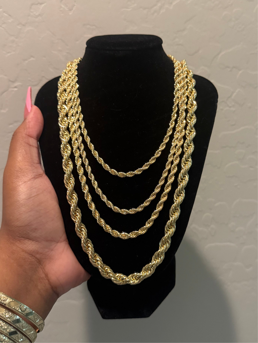 18K Rope Chain
