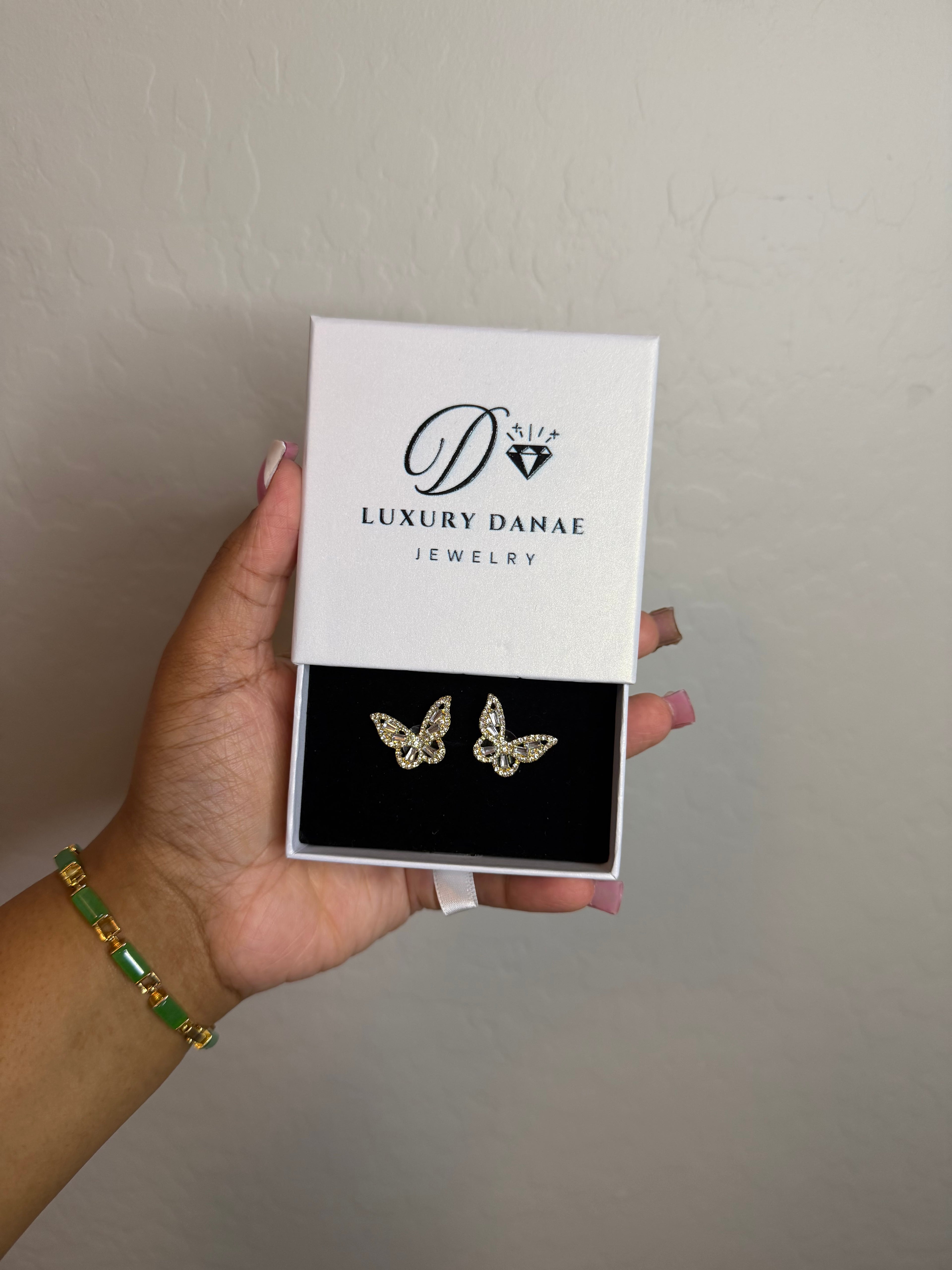 Butterfly Diamond Studs