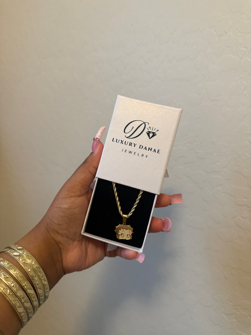 Betty Boo Pendant With Chain
