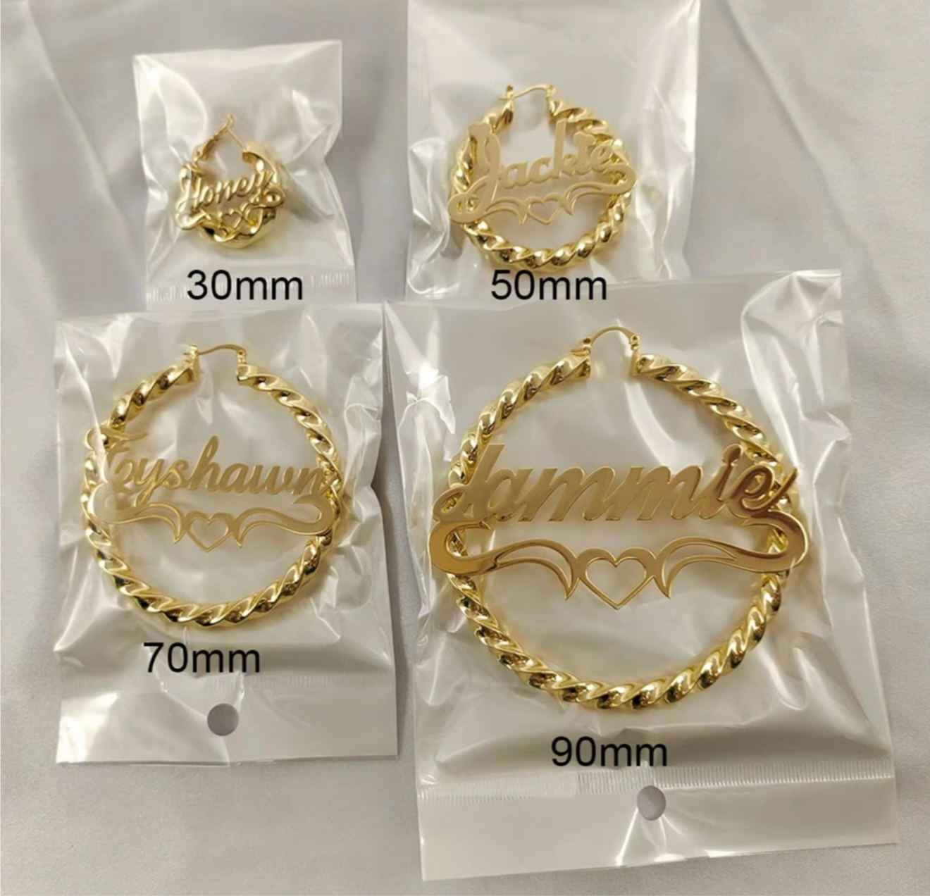 Custom Hoop Earrings