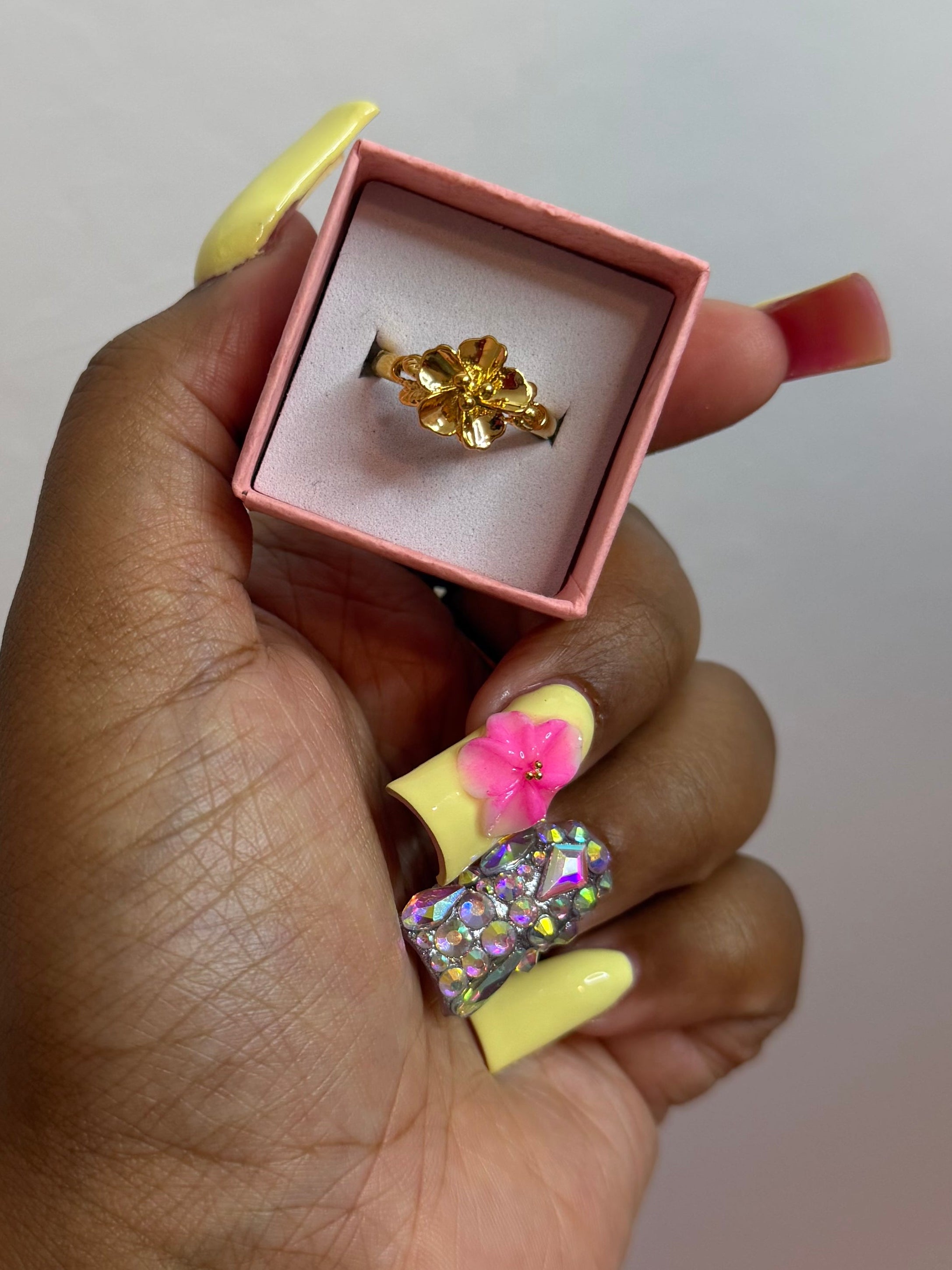 24K Flower Ring