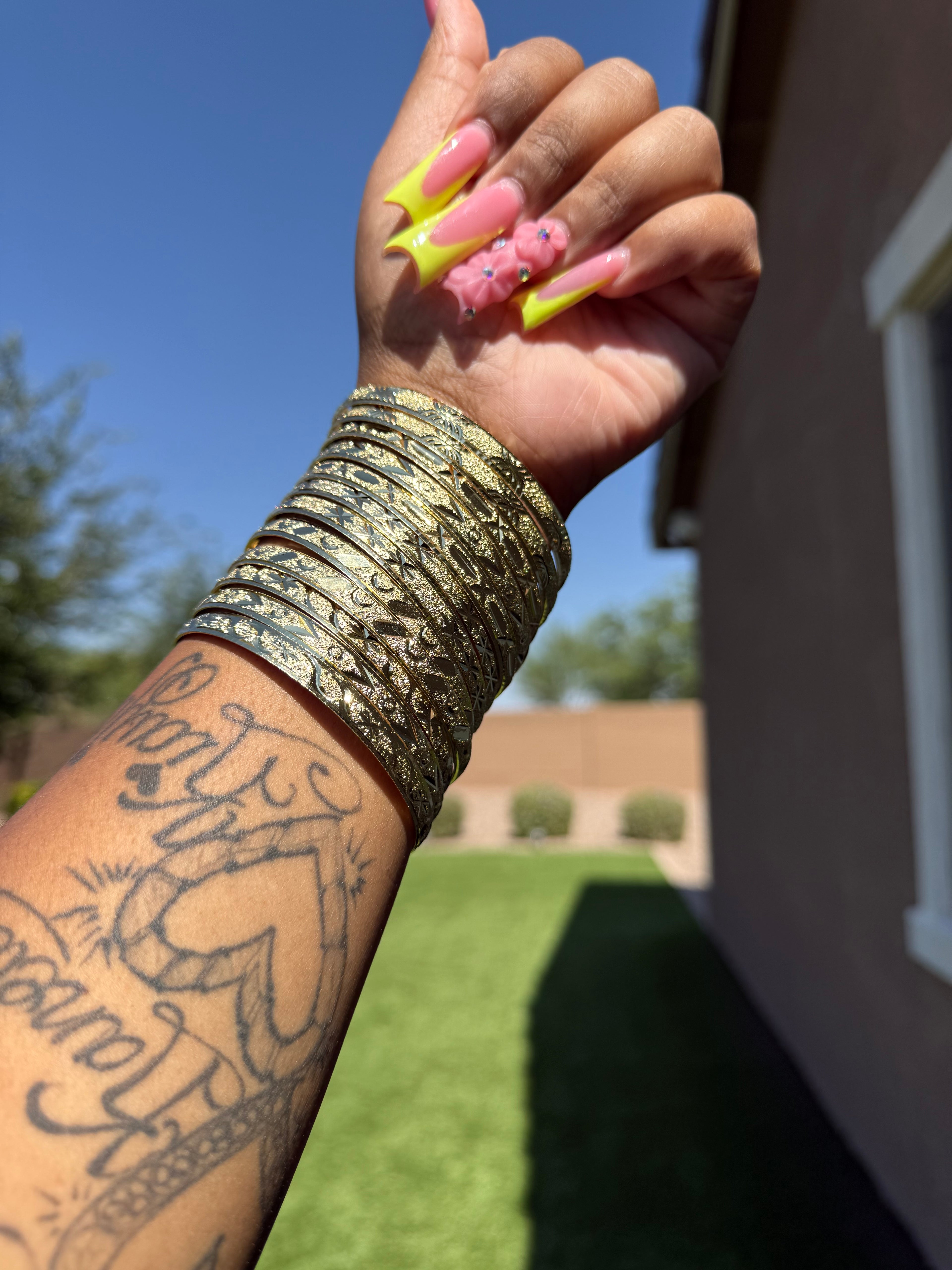 18k Gold Filled Bangles