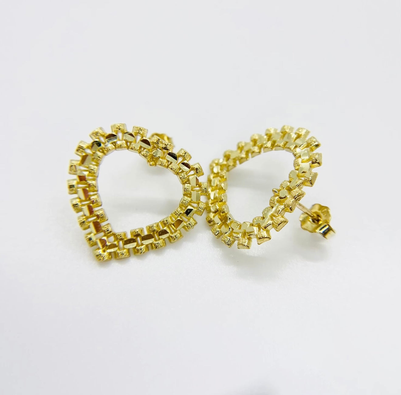 Rolex Heart Earrings