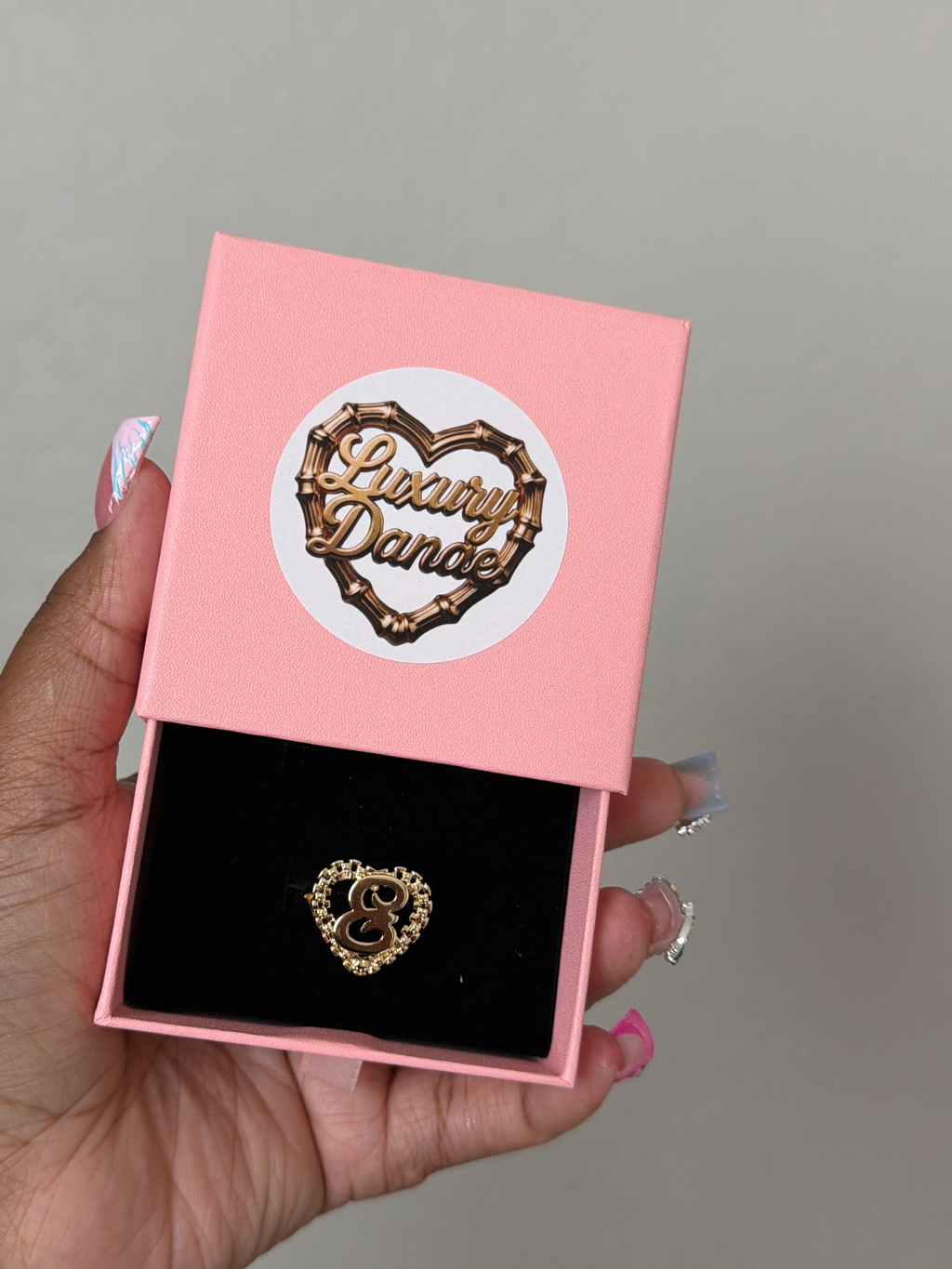 Rolex Heart Shapped Initial Ring