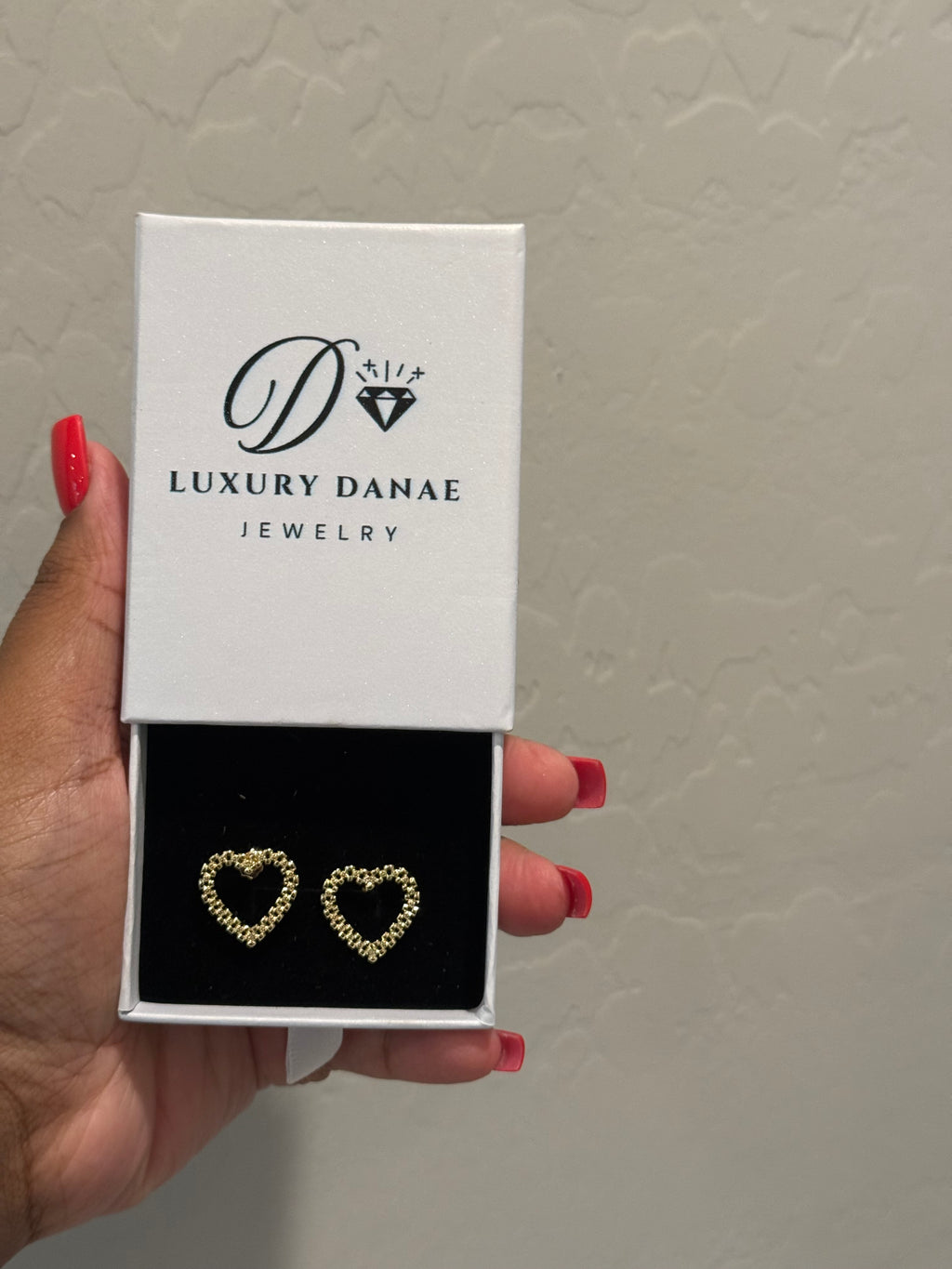 Rolex Heart Earrings