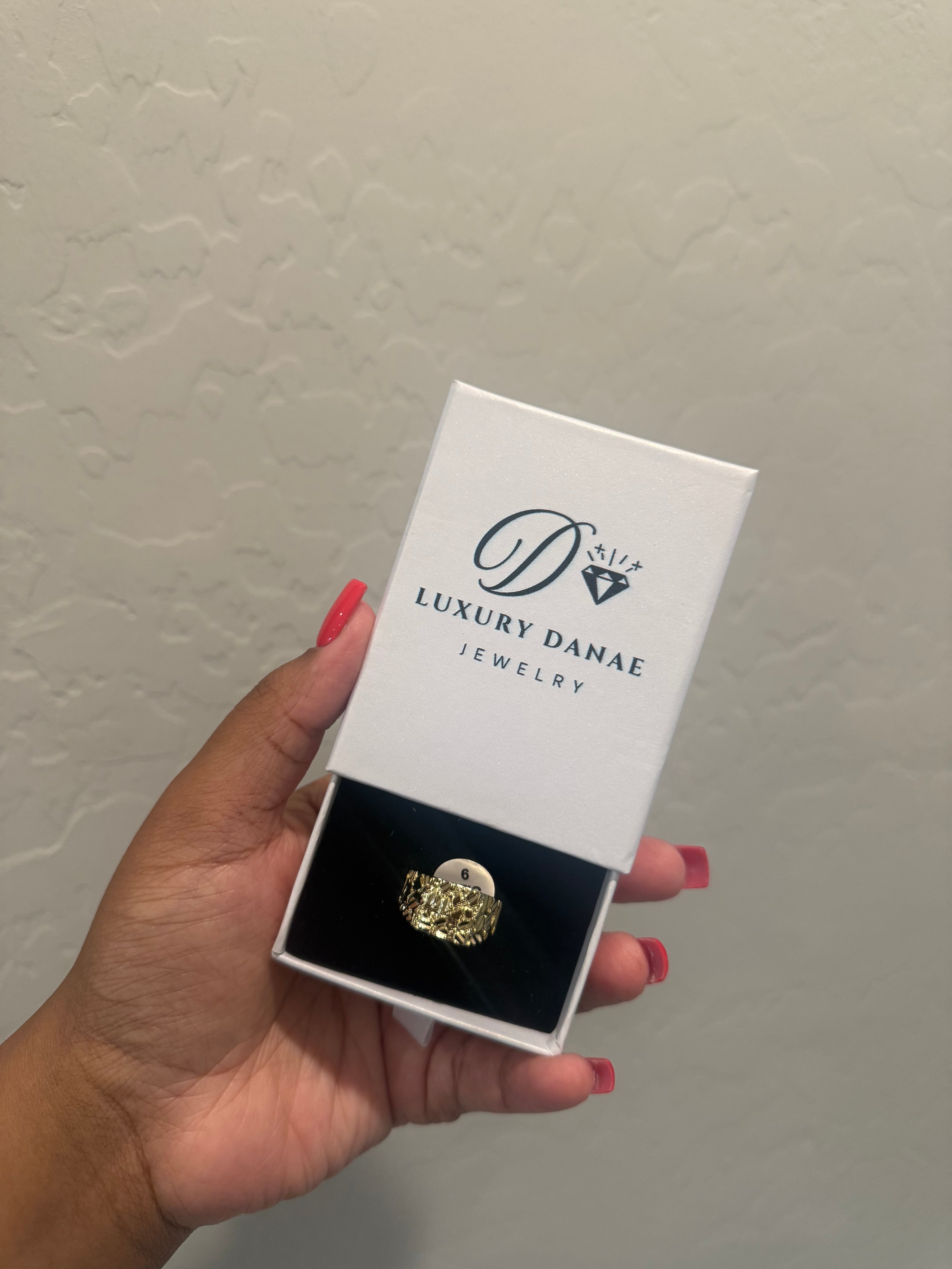 14K Medium Nugget Ring