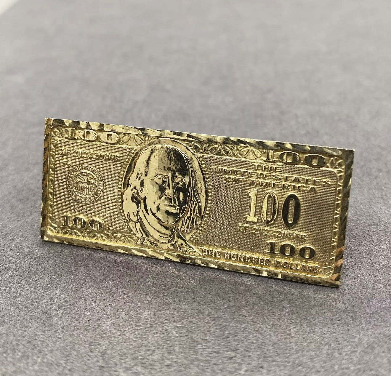 14K Benjamin Double Ring