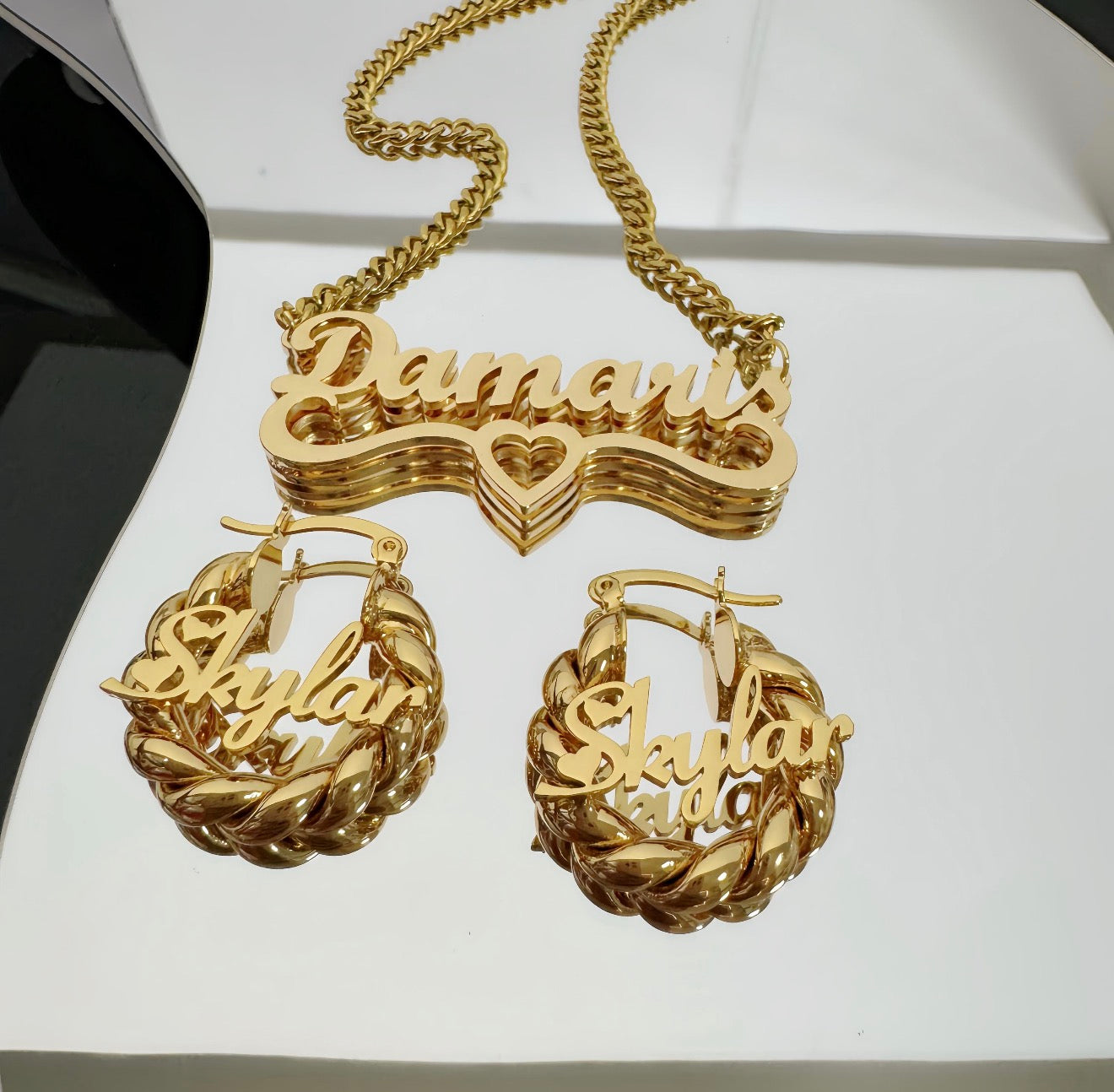 Kid Hoops & Necklace