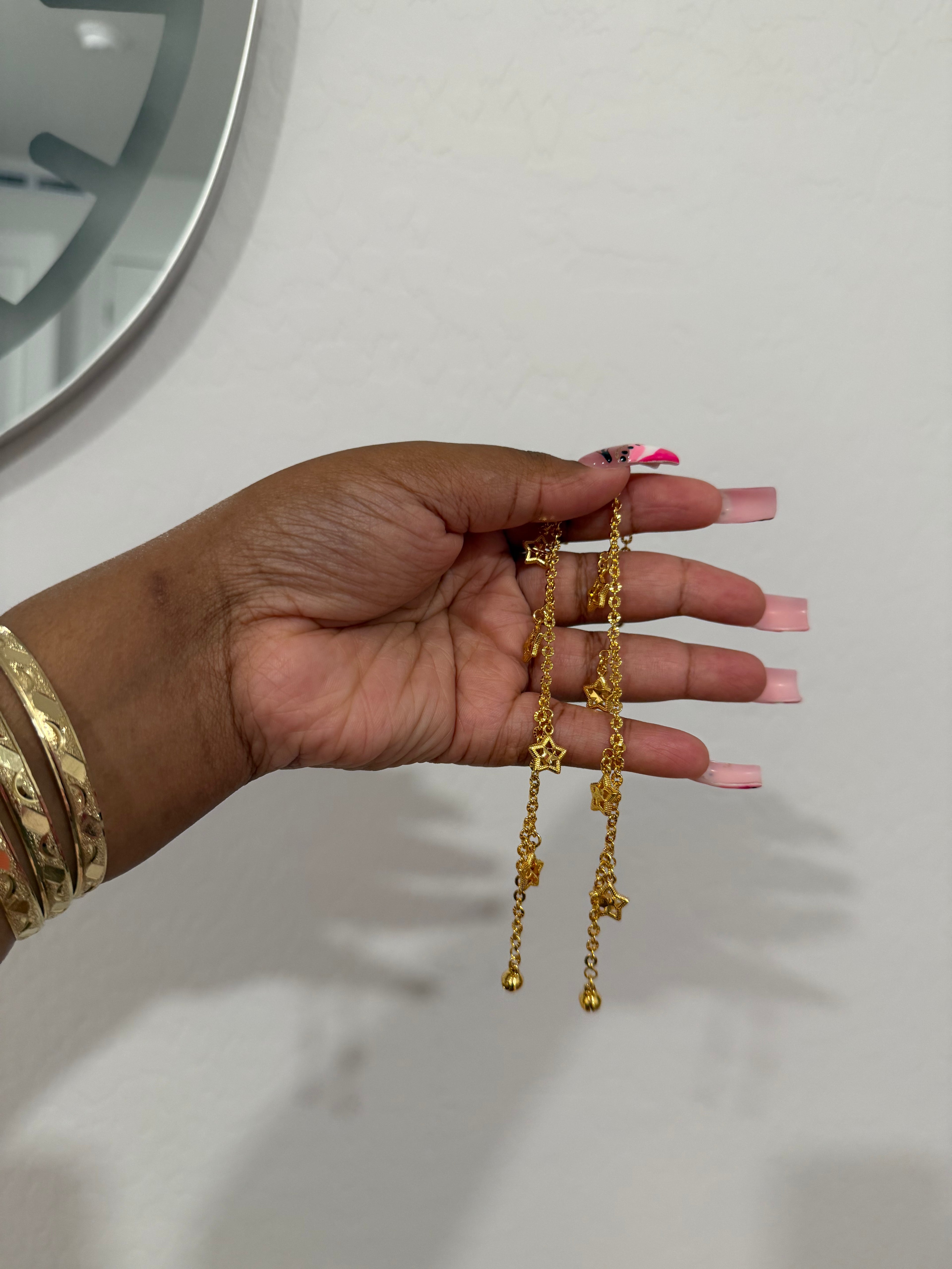 24K Gold Star Bracelet