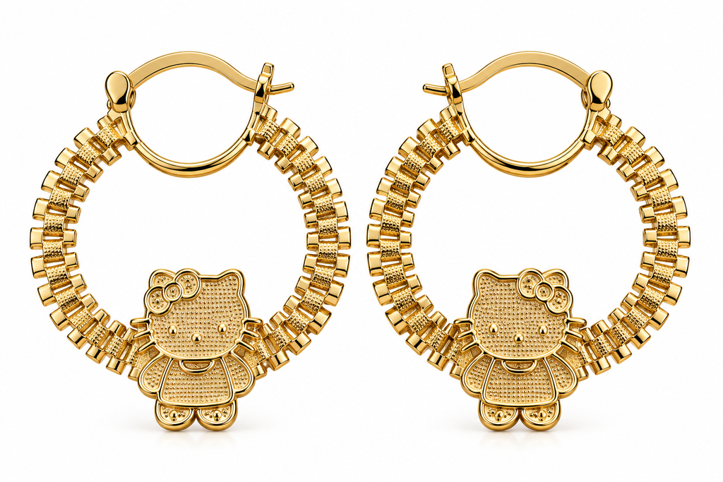 Hello Kitty Rolex Hoops