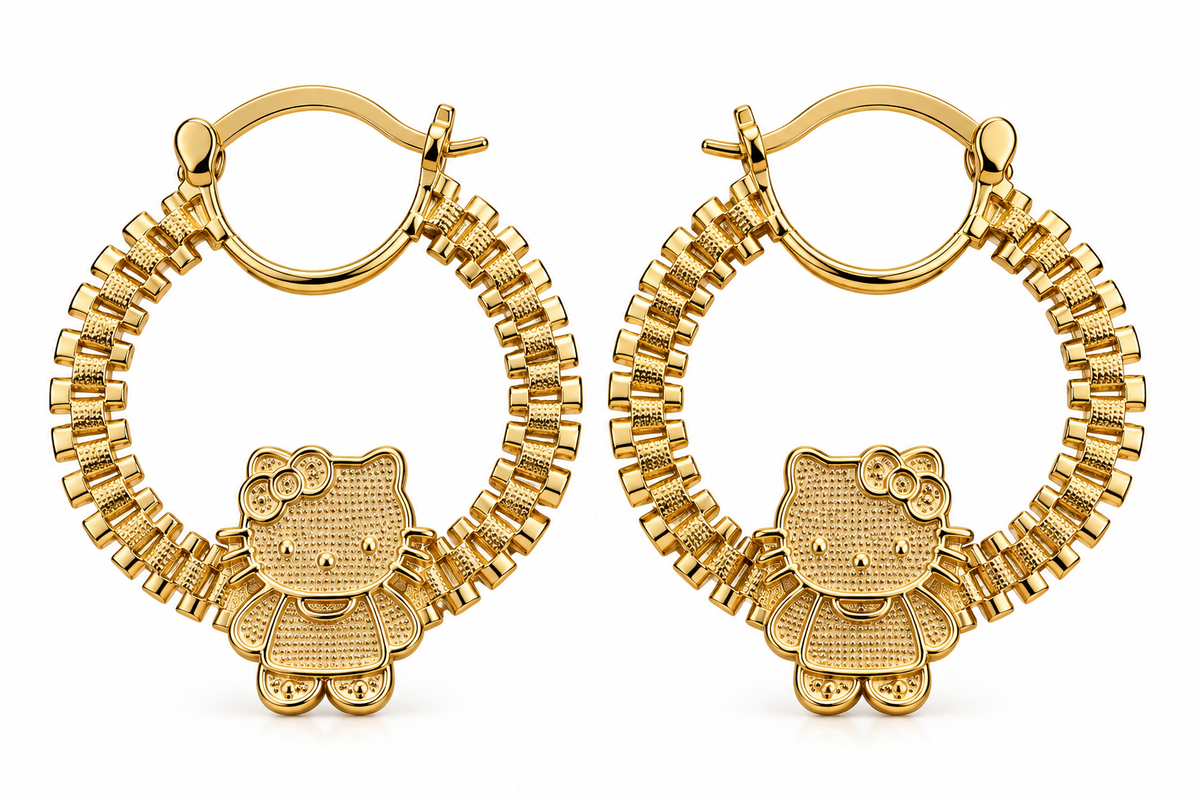 Hello Kitty Rolex Hoops