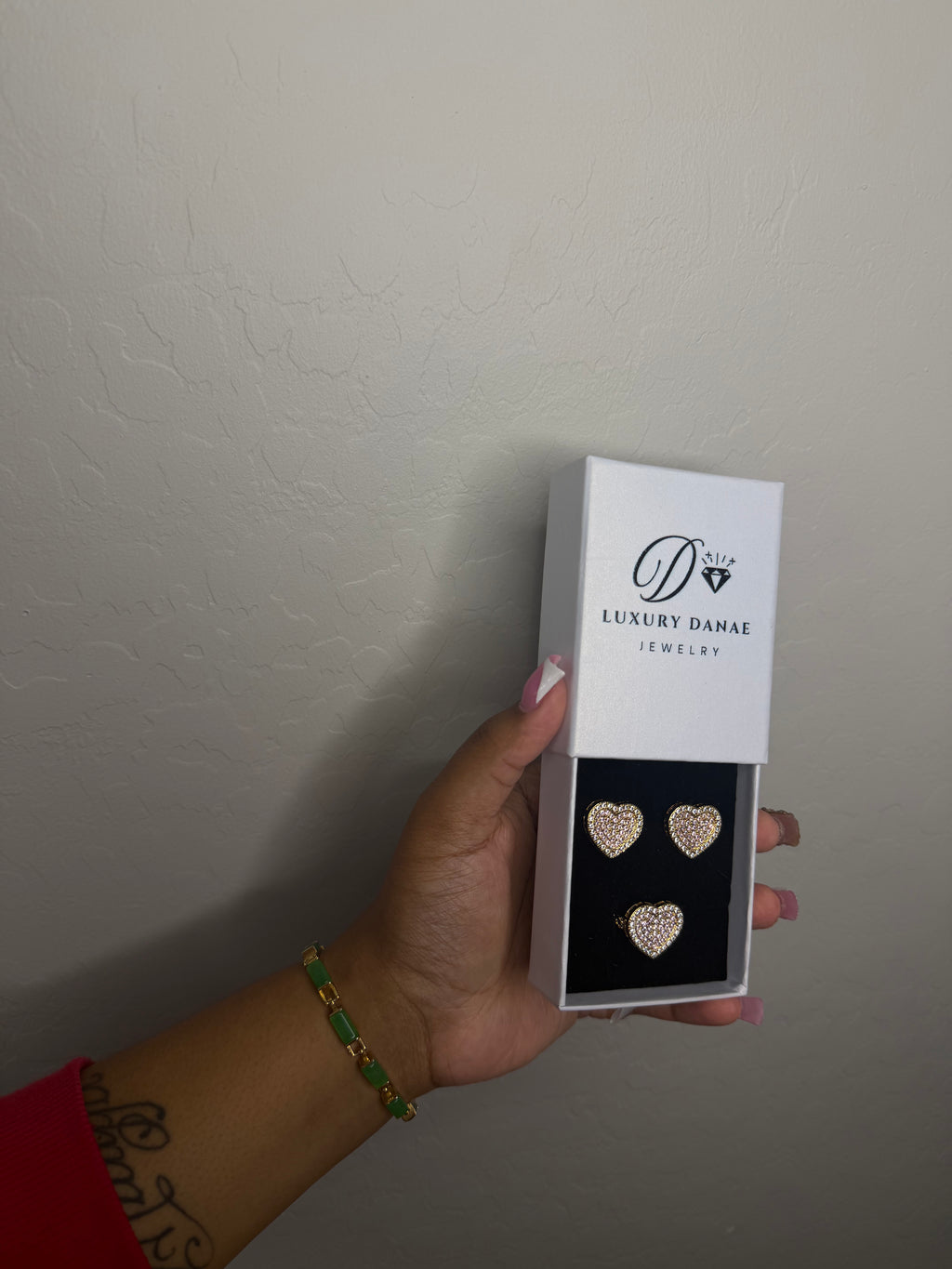 Pink heart Rolex set