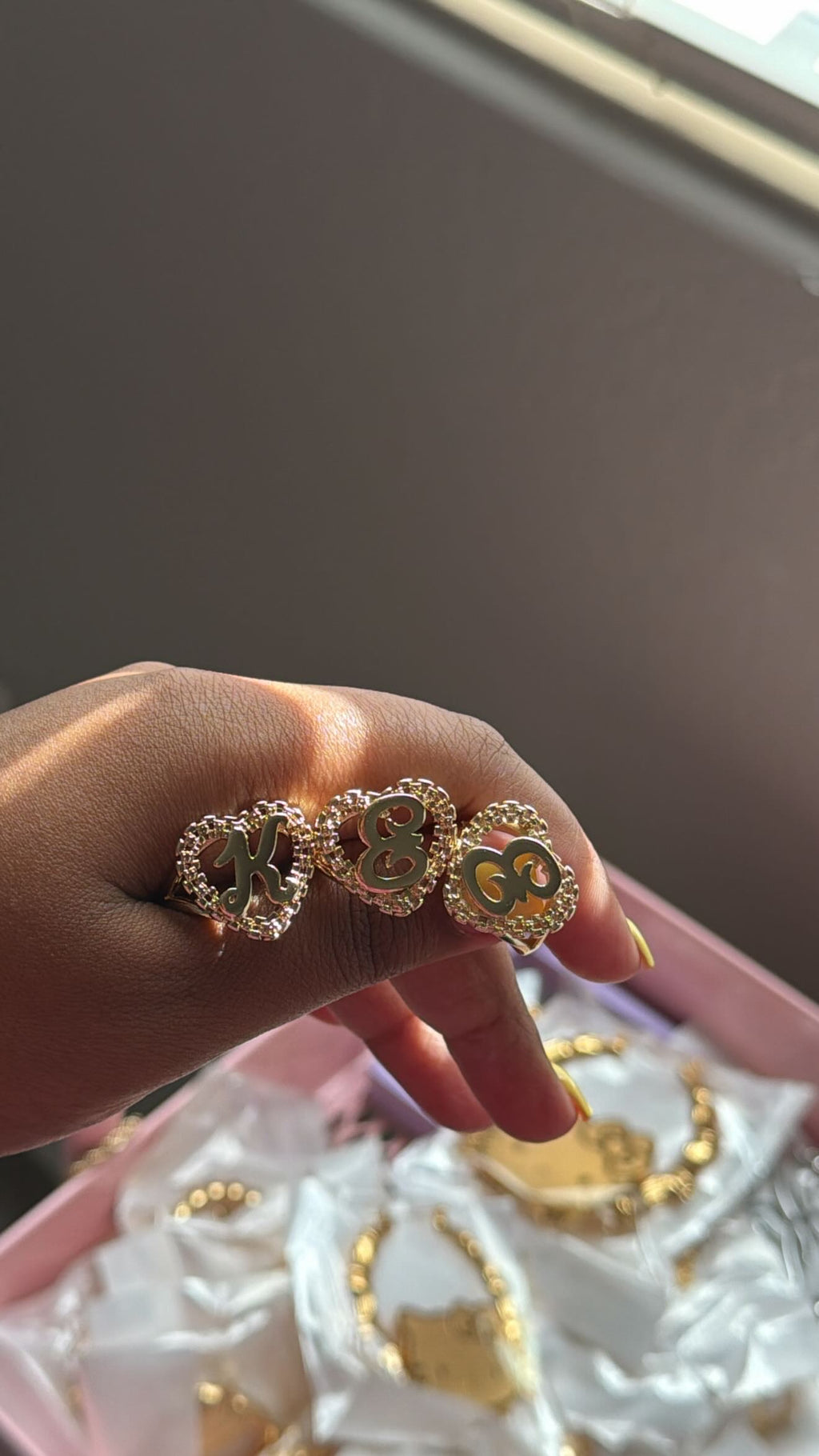 Rolex Heart Shapped Initial Ring