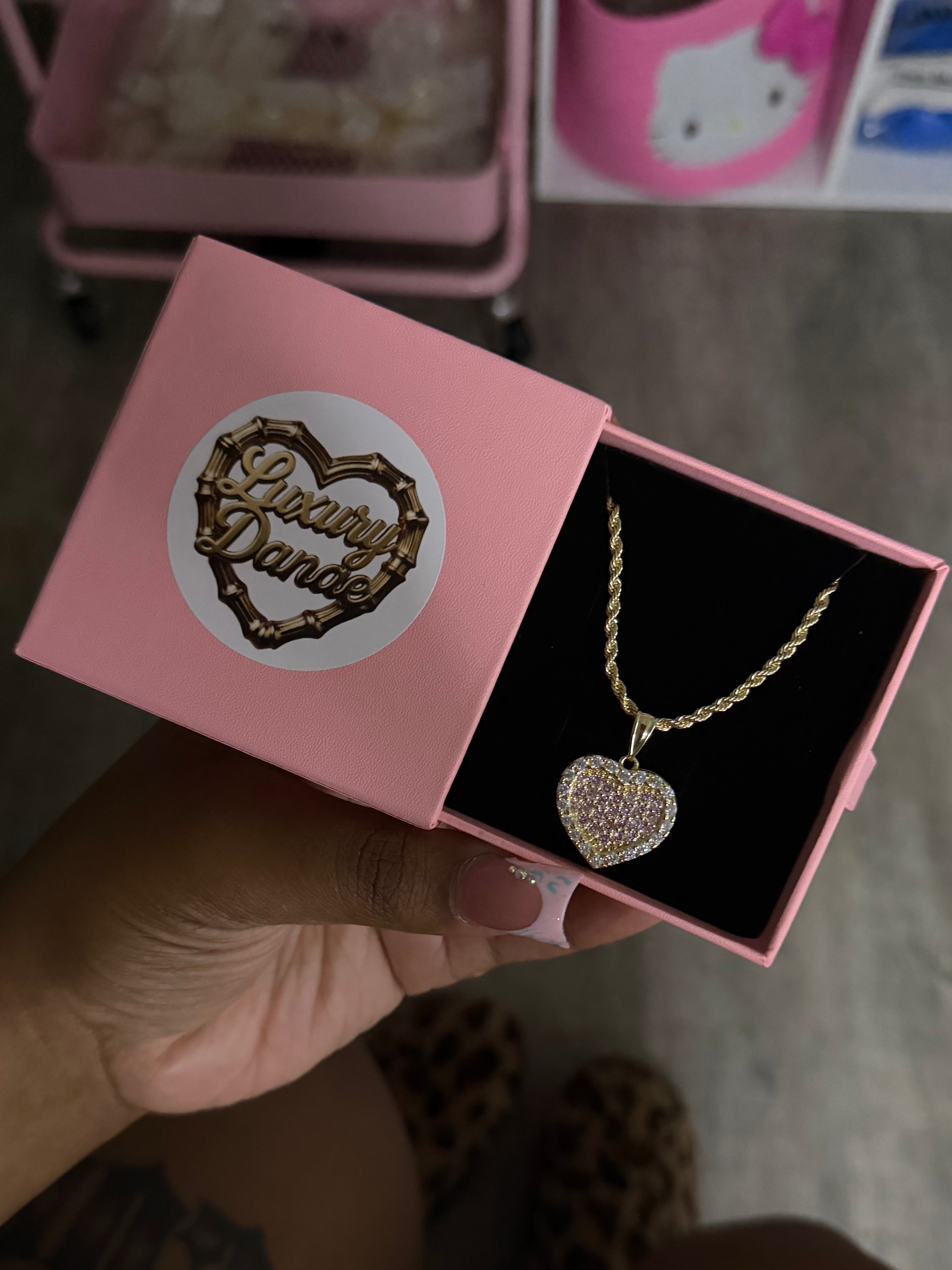 Pink Diamond Necklace