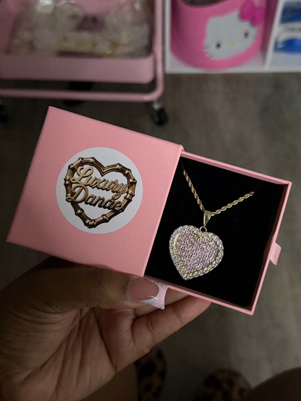 Pink Diamond Necklace