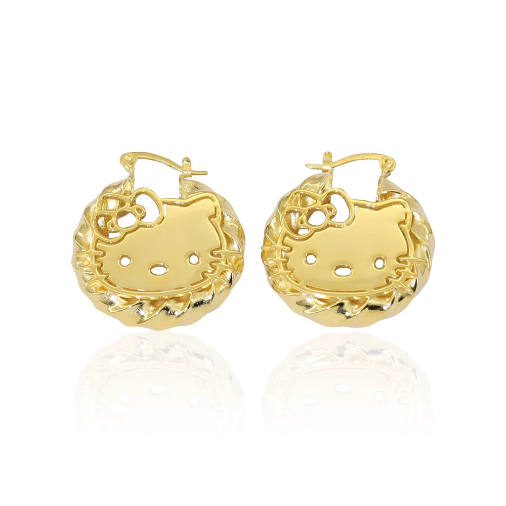 Hello Kitty Hoop Earrings