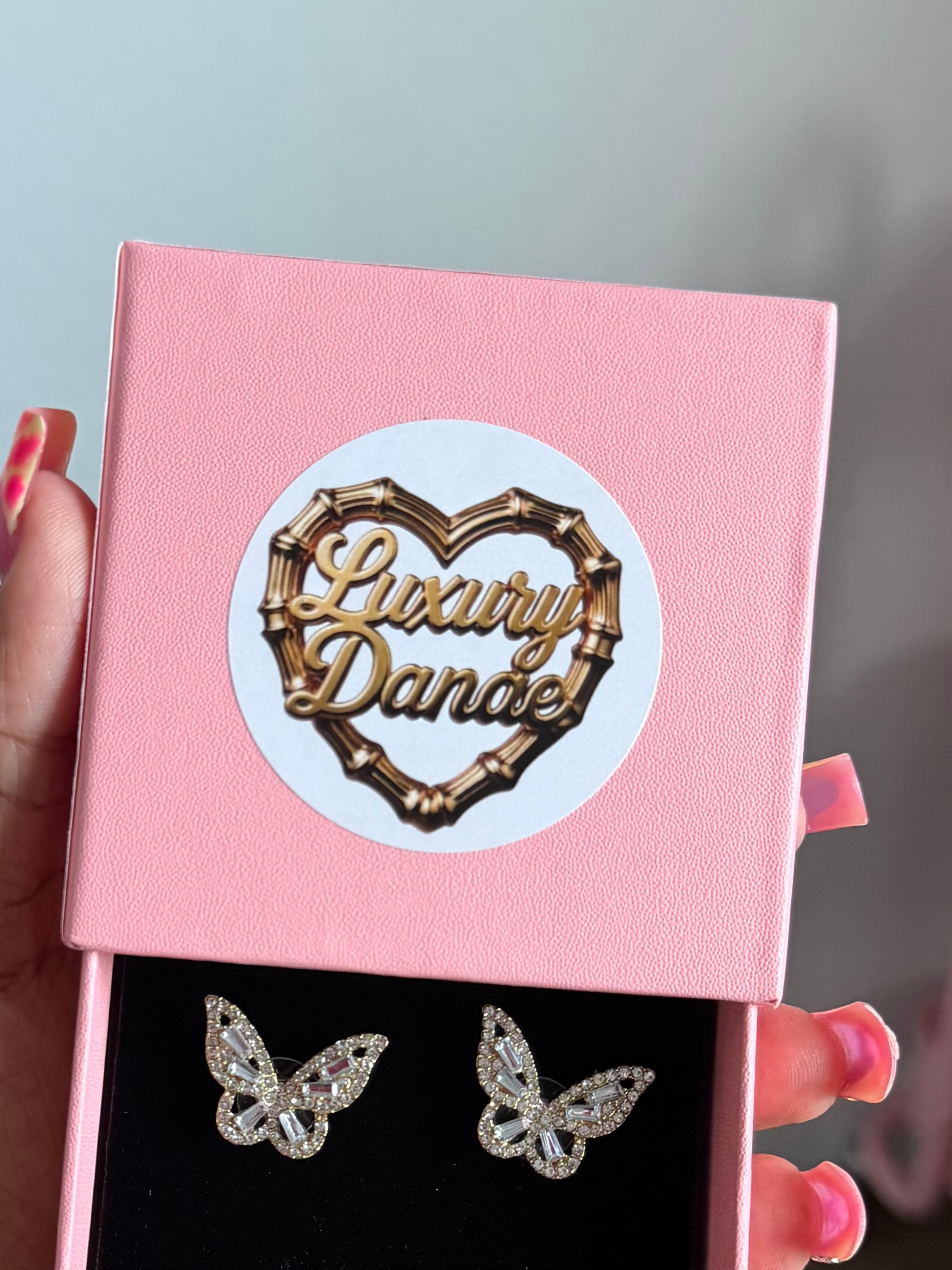 Butterfly Diamond Studs